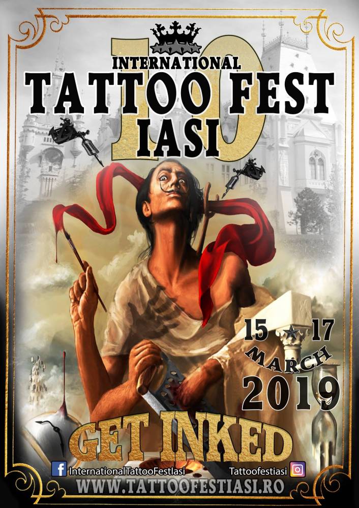 Tattoo Fest Iași — 10th · 2019 poster
