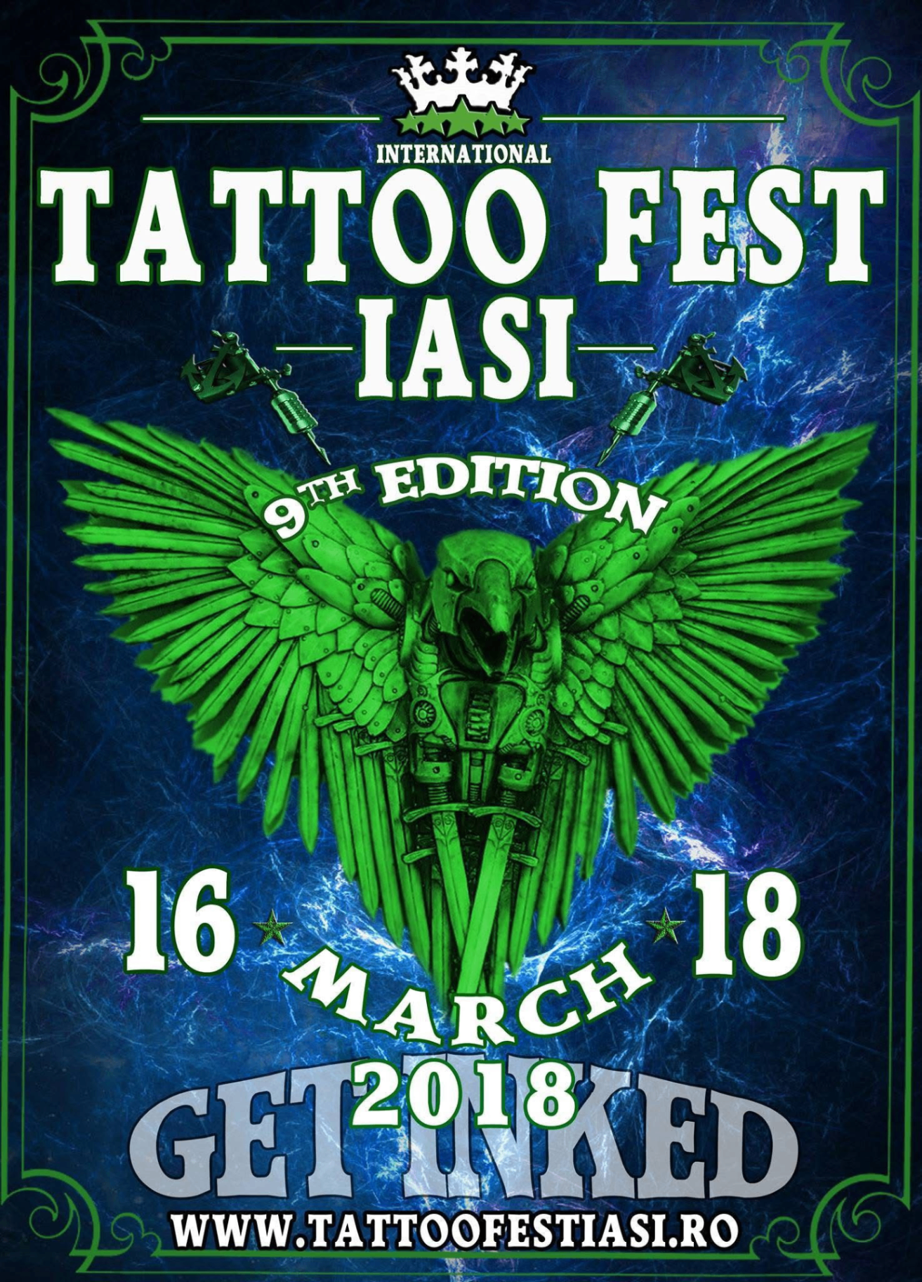 Tattoo Fest Iași — 9th · 2018 poster